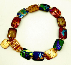 HOLLY YASHI Niobium Garden Delight Panel Bracelet