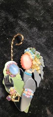 2005 ’05 Liztech Liz-tech Mother and Child Signed Pin Brooch Handmade