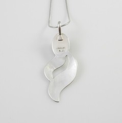 Handmade Sterling Silver Black Onyx Designer Pendant w/ Chain