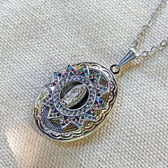 St. Mary Locket Necklace Great Gift Birthday Anniversary
