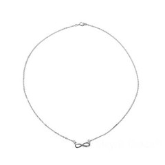 Maya’s Grace Infinity Necklace – Elegant Gold & Silver Design