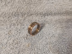 1998 Washington Quarters, Handmade Coin Ring, Size 6-1/2 clad