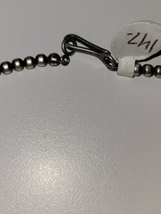 20″ 3mm Desert pearls – SS 925