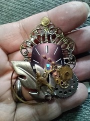 Handmade Victorian Style Steampunk Brooch
