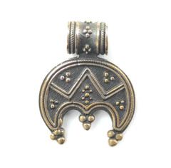 Lunula Kievan Rus Replica Pendant, Pagan Goddess Mara Amulet, Lunnitsa Necklace