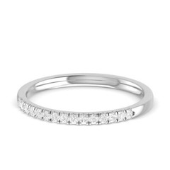 925 Sterling Silver Cubic Zirconia Simple Exquisite Engagement Adjustable Band