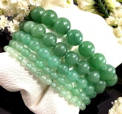 Green Aventurine Jade Stretchy Bracelet Healing Gemstone 4mm 6mm 8mm 10mm12mm