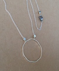 NEW HANDCRAFTED SILVER 925 SUNDANCE CHARM LIGHTWEIGHT NECKLACE CIRCLE PENDANT