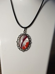 Handcrafted Fluid Art Jewelry – Unique Pendant Glass Wearable Art