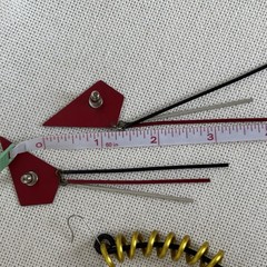 Set Of 4 Pairs Of Aluminum Dangle Earrings Artisan Made 1980’s