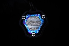 JK Design ARC Reactor Pendant One-Off Zirconium White Timascus Crystal Zircuti