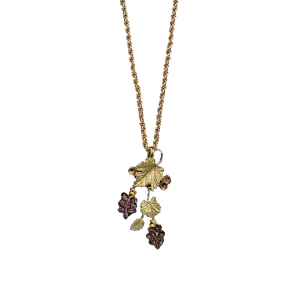MICHAEL MICHAUD WILD GRAPE VINE 16″ ADJ. STATEMENT NECKLACE 9460 BZ