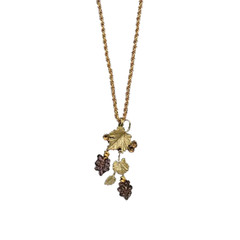 MICHAEL MICHAUD WILD GRAPE VINE 16″ ADJ. STATEMENT NECKLACE 9460 BZ