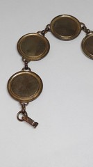 Vintage Coin Bracelet 8” Jefferson Nickel U.S. Money Jewelry