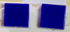 Made In USA Fused Glass Earrings With Stainless Steel Studs E30