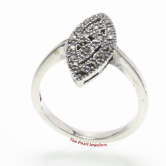 925 Sterling Silver Marquise Shaped Marcasite Band Ring – TPJ