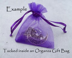 Marijuana Filigree Crescent Moon Necklace with Garnet Crystal January Birthstone