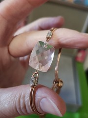 Rose Quartz Adjustable Bolo Bracelet 925 Sterling Silver Rosetone Metal India