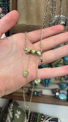 Handcrafted palomino bow necklace