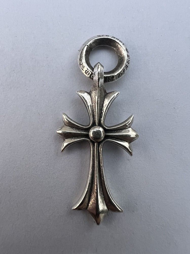 Chrome Hearts Small Cross Silver .925 Pendant Authentic