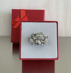 So Cute! Bali Crafted Multi Turtle Band Ring Solid 925 Sterling Silver Size 6