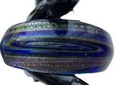 Beautiful Art Glass Bracelet Pier 1 Imports in Shimmering Blue, Green Sz 6.5”