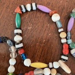 Glass Beaded Bracelet!!! Maybe Native American! FROM STORAGE UNIT!🔥
