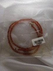 Natural Golden Citrine Gems 2.5 to 4 mm Size Faceted Rondelle Beads Necklace 18″