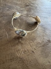 Set Of 8 Bracelets-gray- navy- tan colors(see pictures)