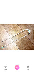 Ocean pearl chocker with turquoise, cobalt blue beads & protection crystal!